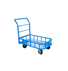 Тележка платформенная TOR ТП-МБ (600х900) с бортами (колеса 160мм)