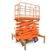 Подъемник ножничный передвижной 500 кг 9 м TOR SJY-0,5-9DC (автономный) (Y)