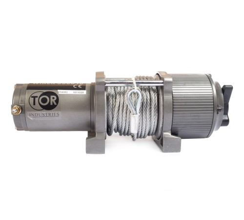 Лебедка (1588 кг/15 м) автомобильная TOR 12 V P3500-1D BASE