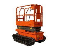 Подъемник ножничный передвижной самоходный 450 кг 6,0 м TOR GTJZ0608LD гусеничный (автономный)