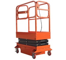 Подъемник ножничный передвижной полуэлектрический 240 кг 3,9 м TOR GTJY (автономный)