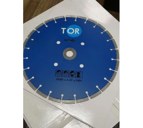 Диск по бетону для швонарезчиков HQR500A-2 350Dx3,6Tx50H (Cutter Disc 350 mm)