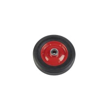 Колесо литое резиновое 200 мм SR1500 несимметричное (шариковый подшипник)