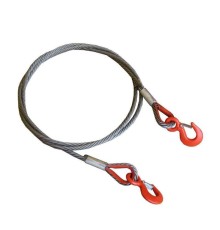 Буксир канатный TOR БТК 30,0 т 10,0 м опрессовка канат 24 мм (петля-петля)