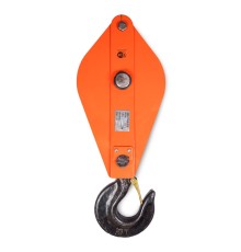 Блок монтажный однорольный с  крюком TOR H K1 2т с откидной щекой (G)