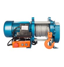 Лебедка электрическая  500/1000кг  70/35м с канатом  380B REM KCD