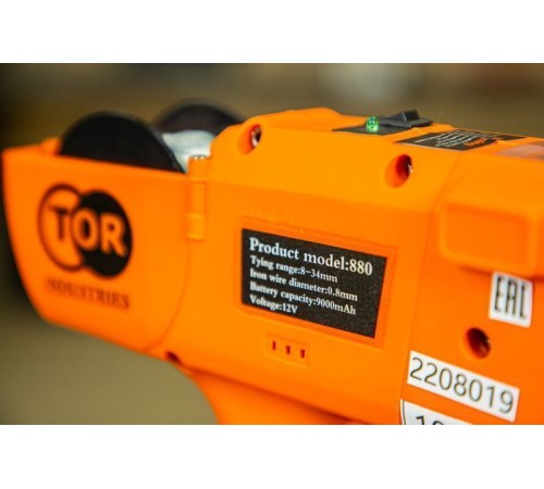 Пистолет для вязки арматуры TOR SG-25 6-25 мм 9 Ач