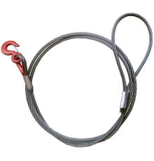 Буксир канатный TOR БТК 4,9 т 30,0 м опрессовка канат 8,3 мм (петля-крюк 1,6 т)