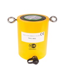 Домкрат гидравлический грузовой TOR ДУ50П150 (HHYG-50150) 50 т + насос TOR HHB-700A