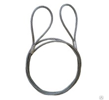 Буксир канатный TOR БТК 25,0 т 6,0 м опрессовка (петля-петля)