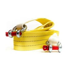 Буксир текстильный ленточный TOR БТЛ 10,0 т 12,0 м (скоба-скоба)