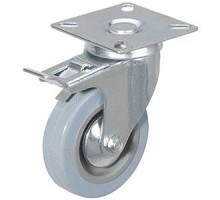 Колесо аппаратное поворотное SCgb 42 100 мм с тормозом