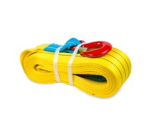 Буксир текстильный ленточный 10,0 т 6,0 м (крюк-крюк)