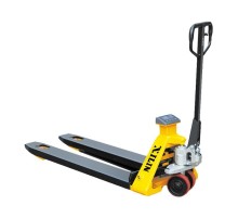 Тележка гидравлическая 2000 кг 1150 мм XILIN BFC6-7 с весами и LED-дисплеем (полиуретановые колеса)