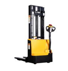 Штабелер самоходный 1,5 т 2,5 м TOR WSS15H-2500SC PRO Li-ion 24/60 В/Ач с раздвижными вилами и опора