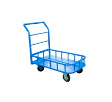 Тележка платформенная TOR ТП-МБ (700х1200) с бортами (колеса 160мм)