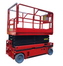 Подъемник ножничный самоходный с выдвижной платформой аккумуляторный 230 кг, 6/8 м, 24/330 В/Ач TOR AMSL0608 Li-ion DC