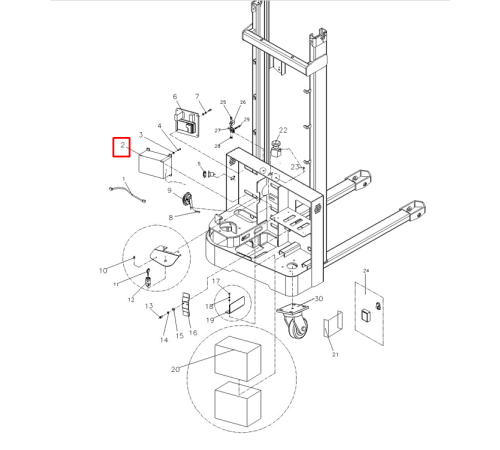 Зарядное устройство для штабелёров WS/IWS 24V/15A (Charger)