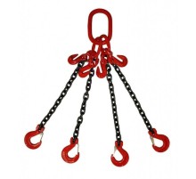 Строп цепной TOR 4СЦ г/п 3,15 т 2,0 м с укорачивающими крюками