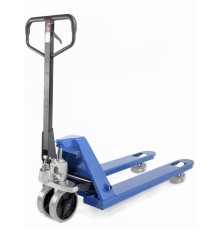 Тележка гидравлическая 2500 кг 1150 мм резиновые колеса TOR AC (серия D)