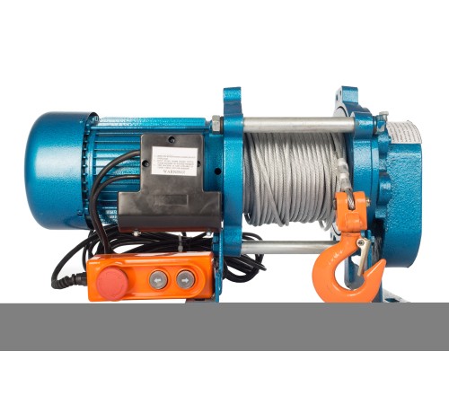 Лебедка электрическая 1000/2000кг  70/35м с канатом 380В REM KCD